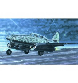 Model Messerschmitt Me262 B-1a/U1 14,7x17,4cm v krabici 25x14,5x4,5cm