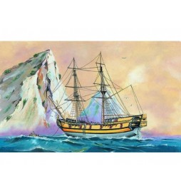 Model Black Falcon Pirátská loď 24,7x27,6cm v krabici 34x19x5,5cm