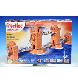 Stavebnice Teifoc Tower Bridge 1000ks v krabici 55x37x15cm