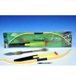 Luk 73cm + 3 šípy + doplňky plast na kartě