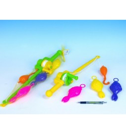 Hra ryby/rybář plast 3ks+prut 50cm 1ks