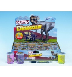 Sliz - hmota dinosaurus 6cm, 6 barev - 1 kus