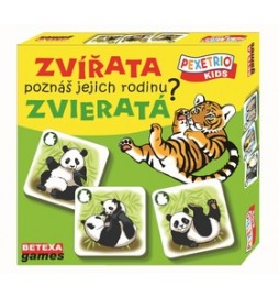 Pexetrio Kids Zvířata Poznáš jejich rodinu?