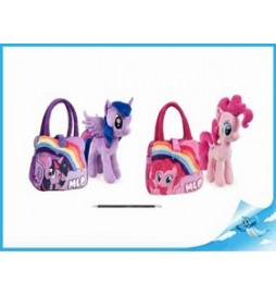 Poník 25cm plyšový s taškou 'My Little Pony' 2druhy 0m+