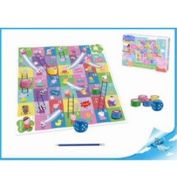 Hra Skluzavky a žebříky Peppa Pig v krabičce