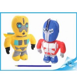Robot Transformers 20cm látkový 2druhy 0m+
