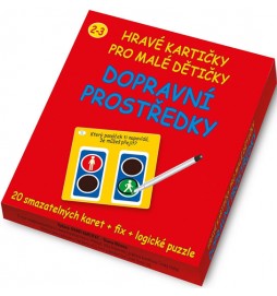 Dopravní prostředky - Hravé kartičky pro malé dětičky 3
