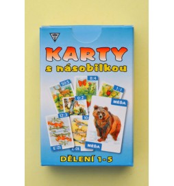 Karty s násobilkou dělení 1-5