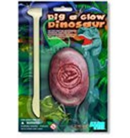 Vykopávka svítícího dinosaura