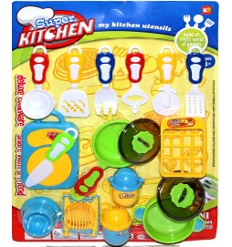 Nádobí dětské - set 17 kusů