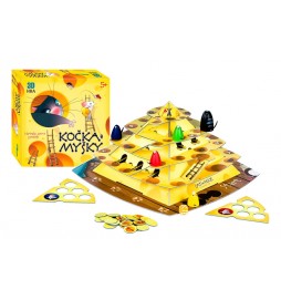 3D hra Kočka a myšky - Nástarahy sýrové pyramídy