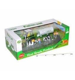 Farma set - Krávy a traktor