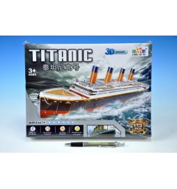 Skládanka Puzzle 3D Titanic 113 dílků v krabici