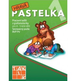 Hravá pastelka 1 - Pracovní sešit z grafomotoriky pro 4 - 5 leté děti