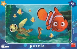 Puzzle Nemo a želva 15 dílků