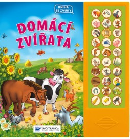 Domácí zvířata – kniha se zvuky