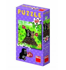 Puzzle krtek 60 dílků - mix motivů, 1 ks