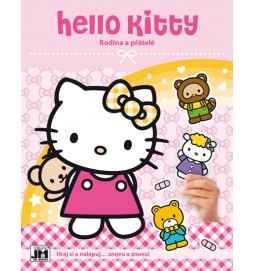 Hello Kitty-Rodina-Samolepková knížka
