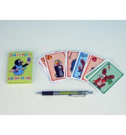 Černý Petr Krtek společenská hra - karty v papírové krabičce