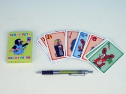 Černý Petr Krtek společenská hra - karty v papírové krabičce