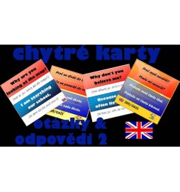 Chytré karty - Angličtina otázky a odpovědi 2