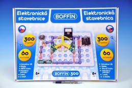 Stavebnice Boffin 300 elektronická 300 projektů na baterie 60ks v krabici - Rock David