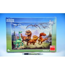 Puzzle Hodný dinosaurus 66dílků 32,3x22cm v krabici