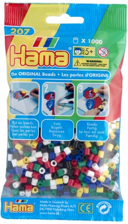 Hama H207-66 - Zažehlovací korálky MIDI mix V 1.000 ks