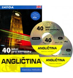 Angličtina - 40 lekcí pro samouky + 2 CD