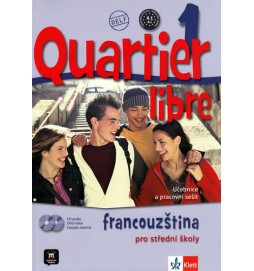 Quartier libre 1 - učebnice + CD+ DVD + časopis La revue de jeunes