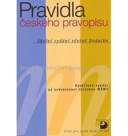Pravidla českého pravopisu – Školní vydání včetně Dodatku