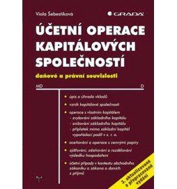 Účetní operace kapitálových společností