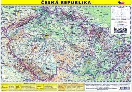 Česká republika - mapa A4 lamino - Kupka a kolektiv Petr