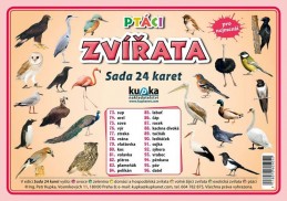Ptáci zvířata - Sada 24 karet - Kupka a kolektiv Petr