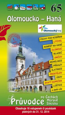 Olomoucko - Haná 65. - Průvodce po Č,M,S + volné vstupenky a poukázky - neuveden