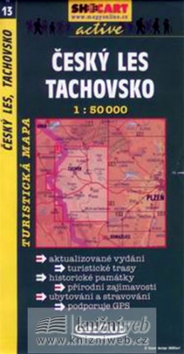 Český les, Tachovsko 1:50T - turist .mapa - neuveden