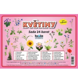 Květiny - Sada 24 karet