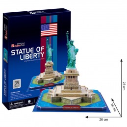 3D Puzzle Socha Svobody, 39 dílků