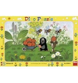 Krtek na výletě - Puzzle 15 deskové