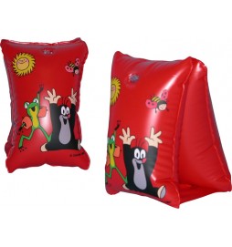 Rukávky Krtek nafukovací 30x15cm 3 barvy v sáčku  6-12 let