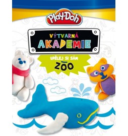 Play-Doh! Výtvarná akademie - Udělej si sám ZOO (Kniha s modelínou)