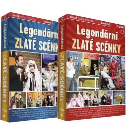 Legendární zlaté scénky (Menšík, Holzmann, Sovák, Cízler, Nekuda a další) - 14 DVD