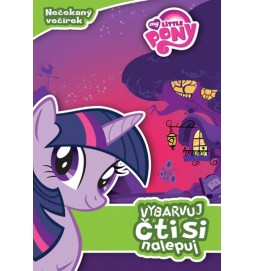 My Little Pony - Nečekaný večírek: vybarvuj, čti si, nalepuj