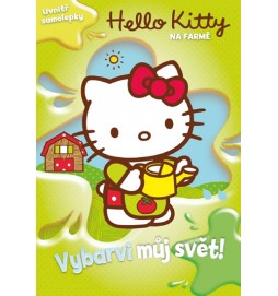 Hello Kitty na farmě - Vybarvi můj svět! + samolepky