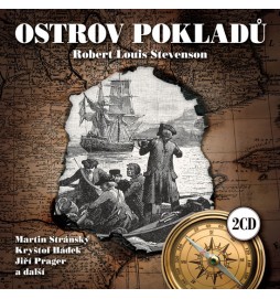 Ostrov pokladů - 2CD (čte Martin Stránský a další)