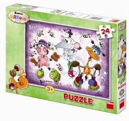 Krkouni - puzzle 24 dílků - neuveden