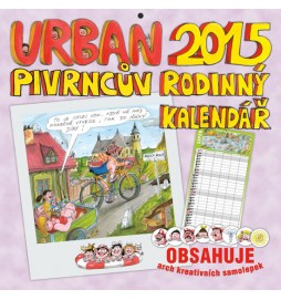 Kalendář Urban - Pivrncův rodinný kalendář 2015