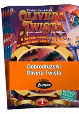 Dobrodružství Olivera Twista 1 - 6 / kolekce 6 DVD - Dickens Charles