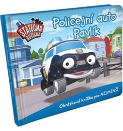 Policejní auto Pavlík - leporelo kniha Statečná autíčka
