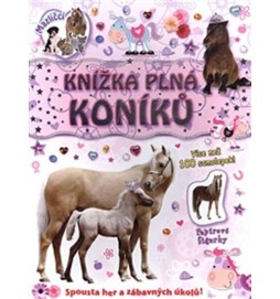 Knížka plná koníků - samolepky a figurky